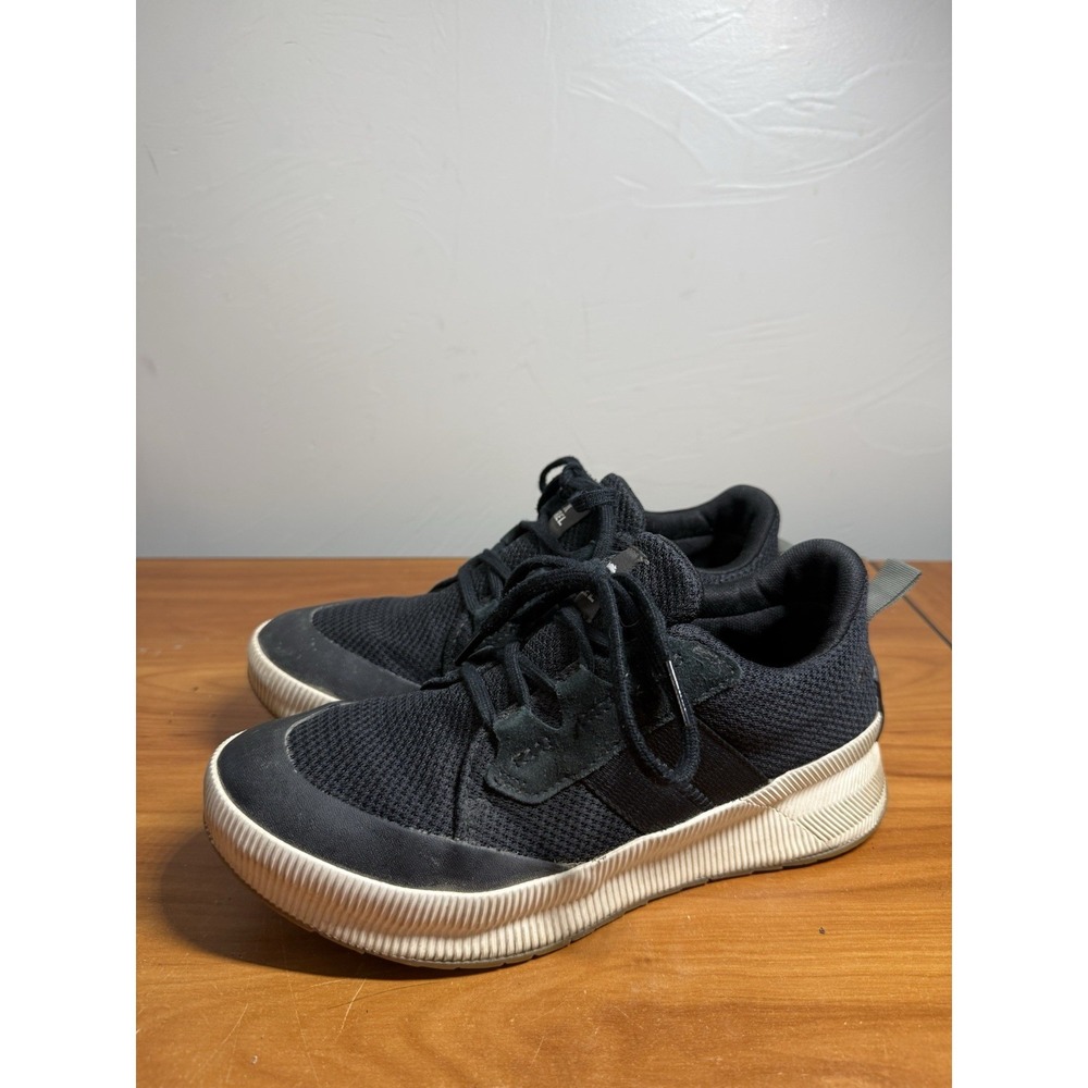 Size 8.5 Sorel Wmns Out N About III Shoes Low NL4860-010 Black Sneakers